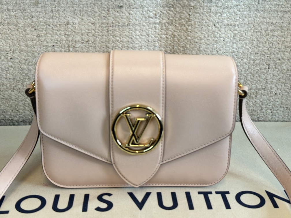 100 Original Louis Vuitton Pont 9 MM Rose Himalaya M57325